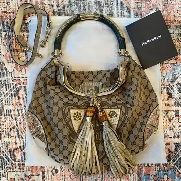 Gucci Crest Indy Hobo Bag (Limited Edition) - Picture 1 of 12